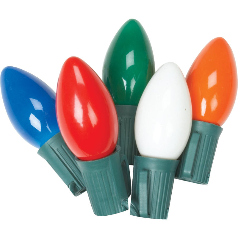 J Hofert Ceramic Multi 25-Bulb C9 Incandescent Light Set