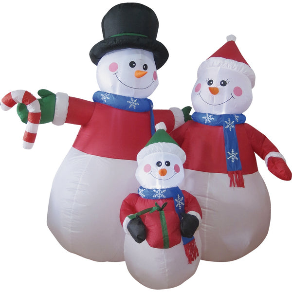 Brite Star 6 Ft. Snowman Family Airblown Inflatable