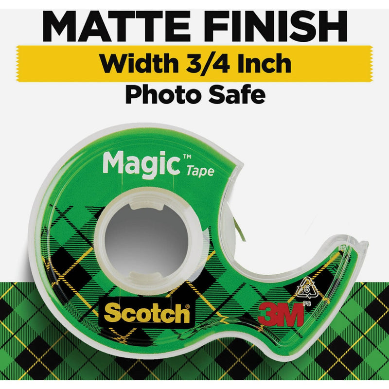 Scotch Magic Tape, 3/4 In. x 300 In. (3-Pack)