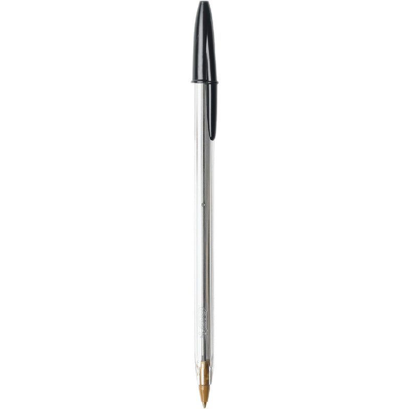 Bic Cristal Medium Point Black Ball Pen (2-Pack)