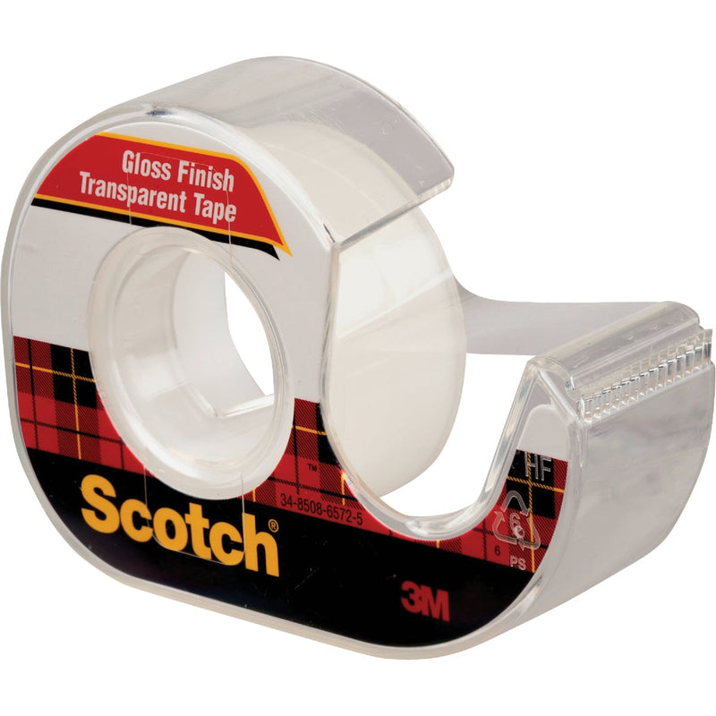 Scotch Transparent Tape, 3/4 In. x 250 In. (2-Pack)