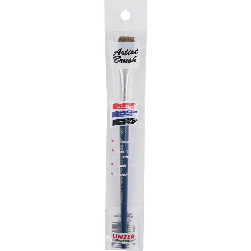 Linzer 1/2 In. Camel Hair Flat Water Color Artist Brush