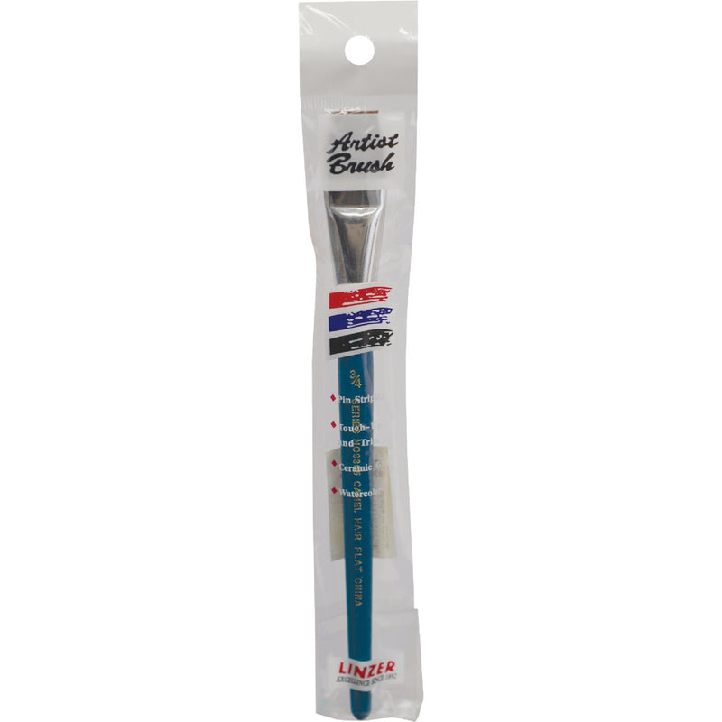 Linzer 3/4 In. Camel Hair Flat Water Color Artist Brush