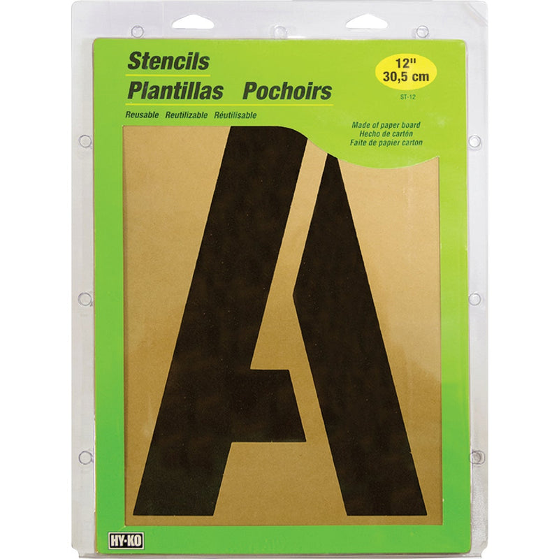 Hy-Ko 12 In. Paper Board Stencils