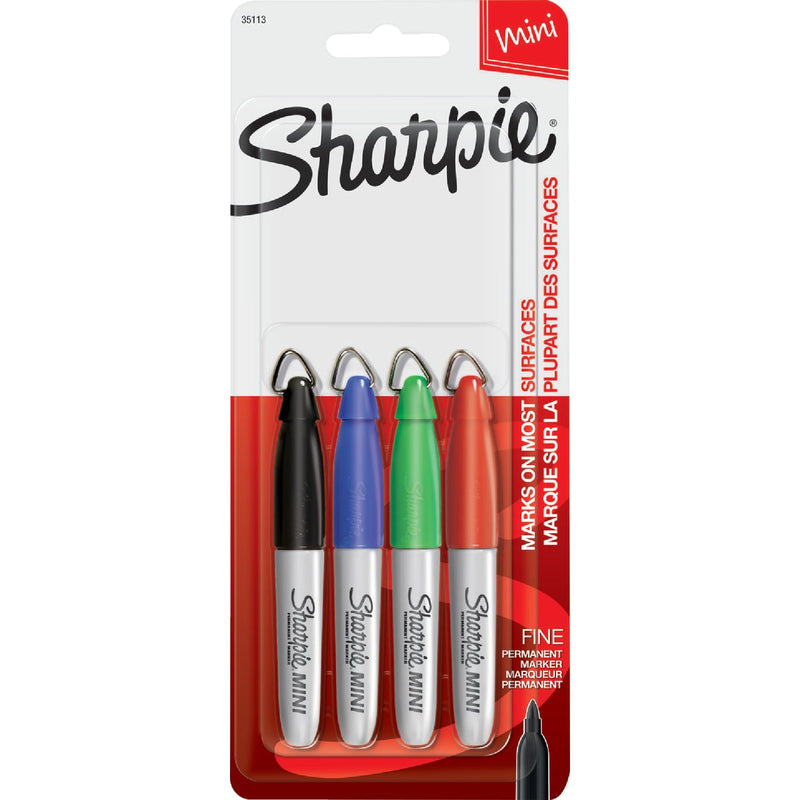 Sharpie Assorted Color Fine Tip Permanent Marker (4-Pack)