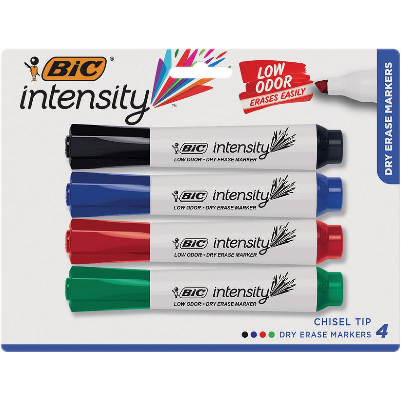 Bic Great Erase Grip Extra Large Dry Erase Marker Assortment (4-Pack)