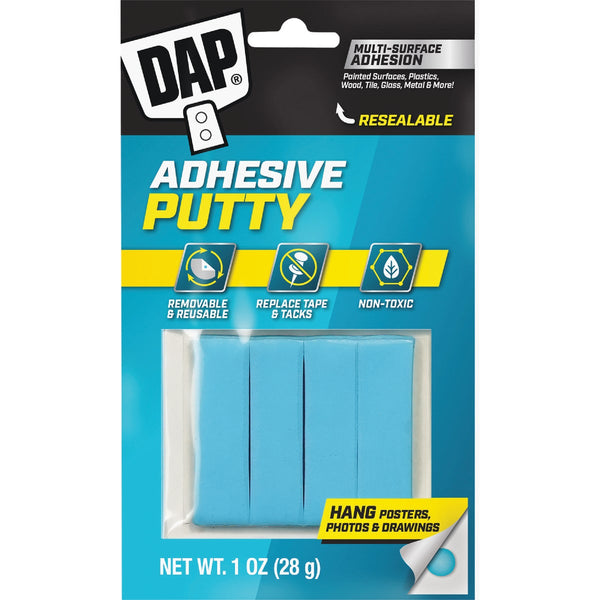 DAP RapidFuse Blue Stik 1 Oz. Blue Reusable Adhesive Putty