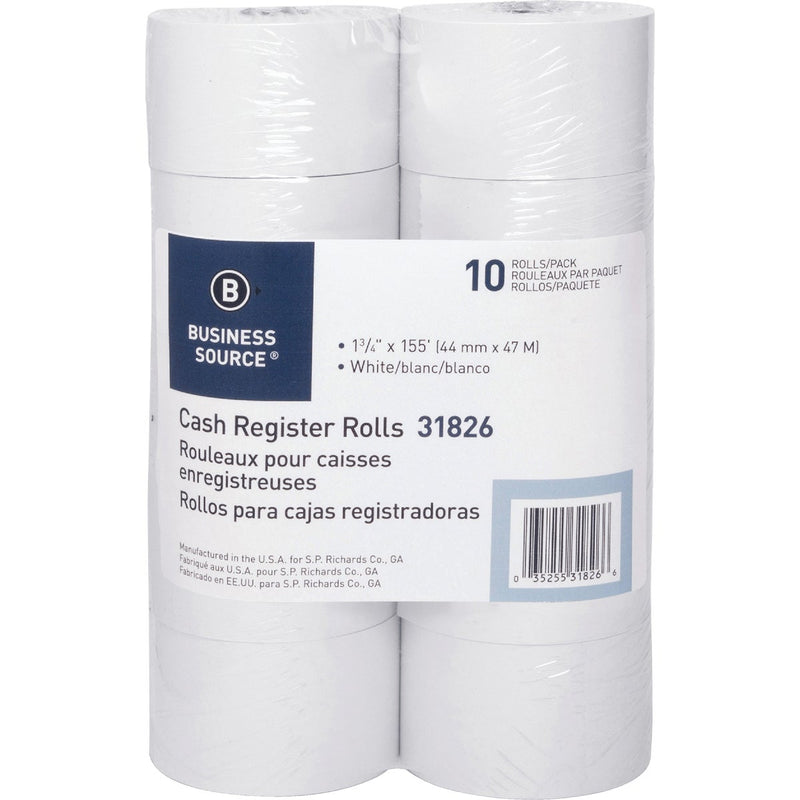 PM Company 1-3/4 In. W. x 150 Ft. L. White Impact Bond Roll Paper (10-Pack)