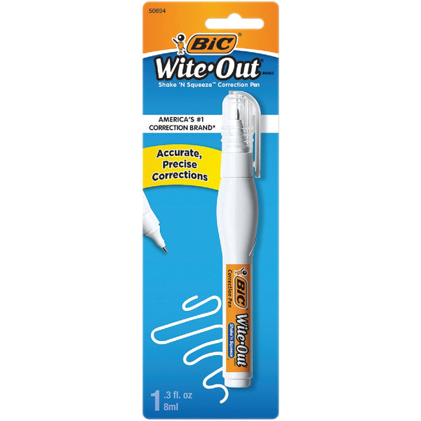 Bic Wite-Out 0.3 Fl. Oz. Correction Pen