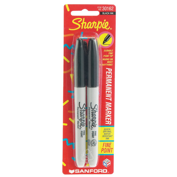 Sharpie Black Fine Point Permanent Marker (2-Pack)