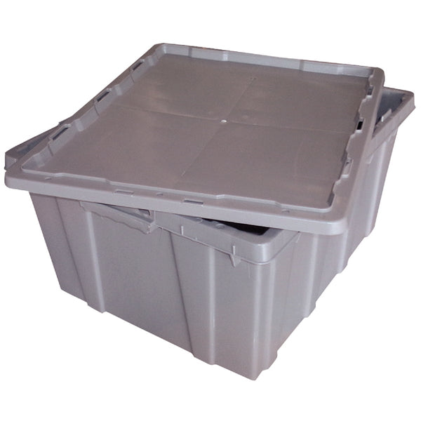Normile 24 In. x 20 In. x 12 In. Gray Plastic Storage Tote